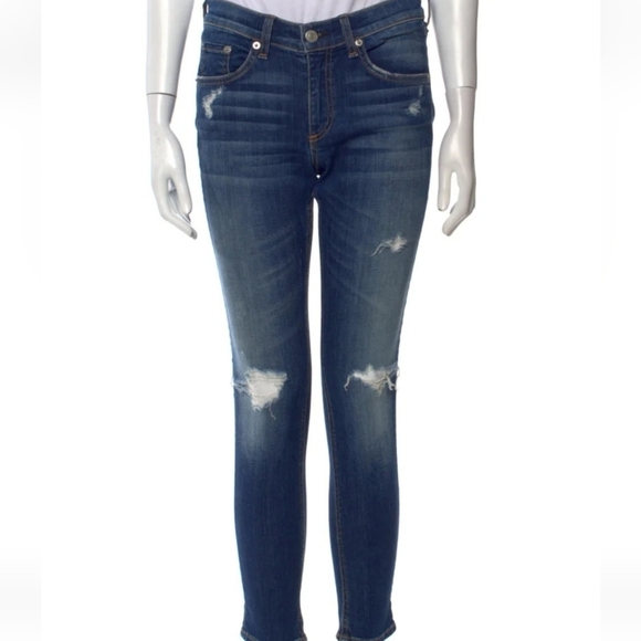 Rag & Bone stretch low rise skinny jean - Picture 1 of 10